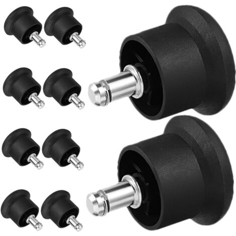 patins de rechange pour chaises de bureau roulettes robustes (1/5)
