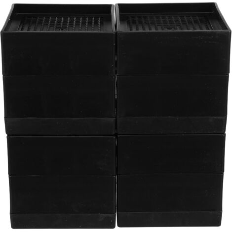 de meubles empilables noirs 78 x 78 cm hauteur 75 cm lot de (1/5)
