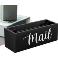 Porte - Courrier En Bois Pour Mur - Boîte De Stockage De Courrier