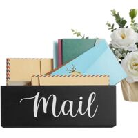 Porte - lettres en bois pour le mur - lettres rustique pour bureau - Boîte