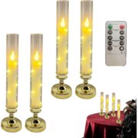 Bougies LED Vacillantes Sans Flamme - Bougies Électriques Vacillantes avec