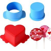 Moule à Cake Rond - Coupeur de Cake Pop - Pousseur et Moule de Fabrication