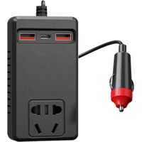 Onduleur de Voiture - Onduleur Véhicule 220V - Adaptateur De Batterie avec