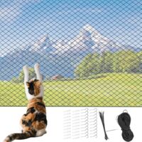 Filet de Protection pour Chat - Filet Anti - Chute - Protection pour Jardin