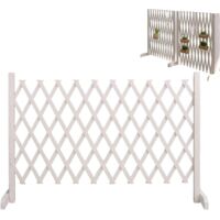 Barrière pour Animaux Rétractable - Barrière en Bois pour Animaux Anti -