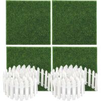 Clôture Jardin Féerique - Clôture Maison de 89 Cm - Panneau Bois avec 4