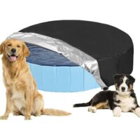 Bâche de Piscine pour Chien - Bâche Ronde Anti - UV pour Trampoline -