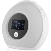Enceinte Bluetooth - Mini Enceinte sans Fil Bluetooth avec Réveil -