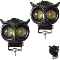 Phares Additionnels pour Moto - Projecteur LED Owl pour Motocyclette -
