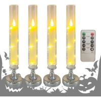 Bougies Sans Flamme - Bougies Électriques Vacillantes avec Télécommande -