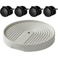 Plateau Roulant pour - Support de Rond sur Roulettes - Plateau Mobile