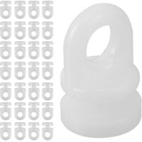 200 pièces Plastic Curtain Track Hooks Gliders Ceiling Curtain Track