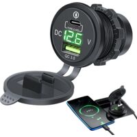 Adaptateur de chargeur de voiture Chargeur de voiture de type C avec