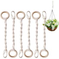 Porte Accessoires de s d'Intérieur Porte Jardinières en Corde pour la