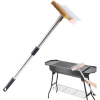 Brosse pour Pierre À Pizza,Outil De Nettoyage pour Barbecue