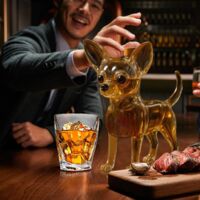 Carafe à Whisky,Carafe à Alcools en Forme de Chien pour