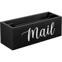 Organisateur De Courrier En Bois,Boîte De Rangement De