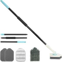 Brosse à récurer pour carrelage de Salle de Bain, Brosse de