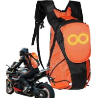 Sac à dos lumineux, sac à dos de vélo avec éclairage,