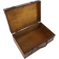Boîte de Valise en Bois Synthétique, Boîte de Rangement
