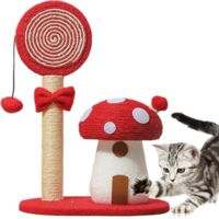 Pour chats - Champignon mignon en sisal - Protection de