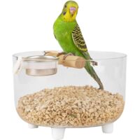 Table de jeu pour oiseaux - Support de jeu portable pour