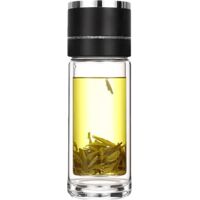 Gourde en verre - Bouteille en verre double couche pour