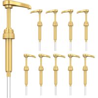 Lot de 10 pompes pour sirop - Pour bouteilles de sirop de