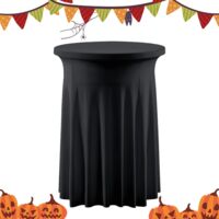 Nappes pour Tables Hautes,Housse Élasthanne pour Tables