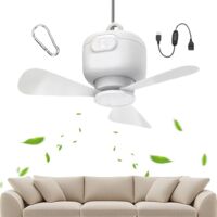 Ventilateur De Plafond Alimenté Par Batterie Ventilateur De