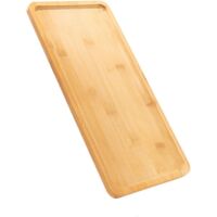 Plateau Repas en Bois, Plateau de Service, Porte-gobelet,