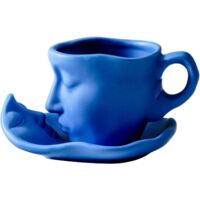 Ensemble de tasses à café Kiss, tasse à café pour le visage
