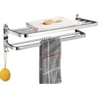 Porte-Serviettes pour Salle de Bain, étagère à Serviettes