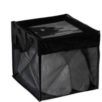 Poubelle Extérieure - Poubelle De Jardin 125L Pliable,Panier