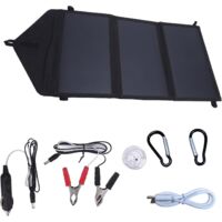 de Panneau Solaire Portable Chargeur de Batterie Solaire Kit