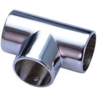 Raccord pour tube rond de 25 mm 3 voies