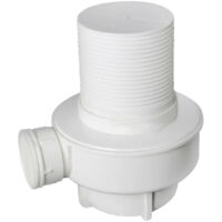 Raccord de tuyau dvacuation de toilette blanc 50 mm