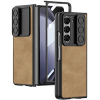 Étui de protection à fenêtre coulissante pour Samsung Z Fold 5