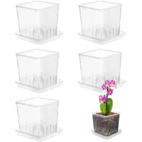 Pot à orchidées en céramique avec trous pour usage extérieur