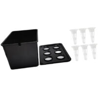 De Cultivo Hidropnico De Jardinera Contenedor Negro