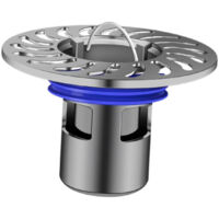 Siphon de sol moderne pour salle de bain et cuisine gris