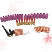 Kit de 51 lentilles gaz pour soudage TIG et kit de torche de soudage TIG