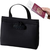 Argent Verrouillable Pochette Organisatrice d Argent