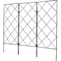 de Plantes Grimpantes Fer Pliable Treillis de Jardin R
