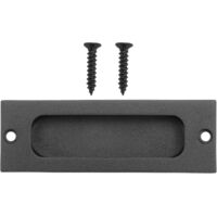 e de porte coulissante de style grange en acier inoxydable