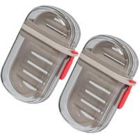 savon portable double paroi tanche pour la salle de bain et