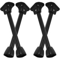 de table pliables en fer lot de 4 pour bureau ou table basse