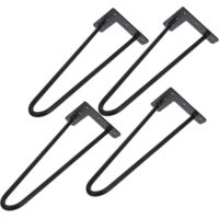 de table en fer forg lot de 4 pieds de table robustes en m