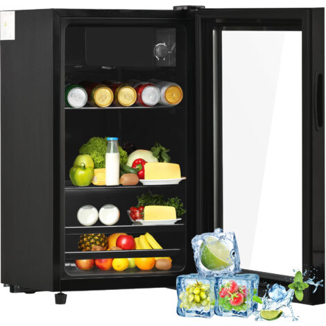 Keepbuying – Mini réfrigérateur 76 L – Silencieux 43 dB – Compartiment congélateur 3 L – Efficacité énergétique classe E – Dimensions 71.6x40x43.5 cm