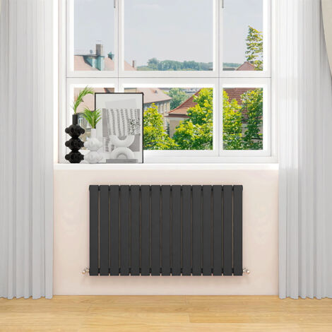 AVER-GROWTH Anthracite Radiator Horizontal Flat Panel Single Panel Rad 600x1020mm (1/5)